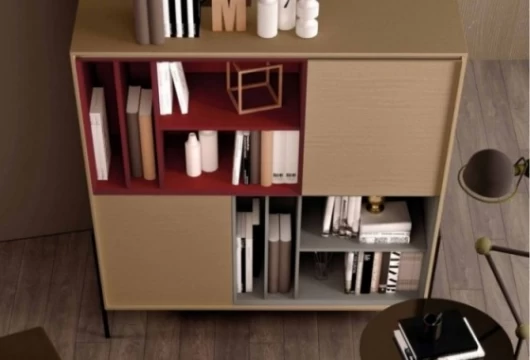 Estantería baja de 157 cm, Mod. Zoello Estanterias de salon en Bilbao