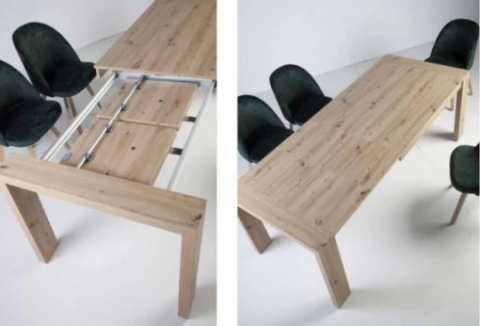 Mesa de comedor con 2 aperturas Dresde Mesas de comedor en Bilbao