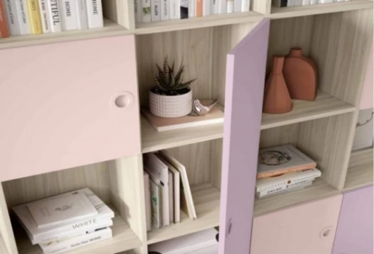 Dormitorio juvenil con libreria Mod. Doraemon Dormitorio Completo juvenil en Bilbao