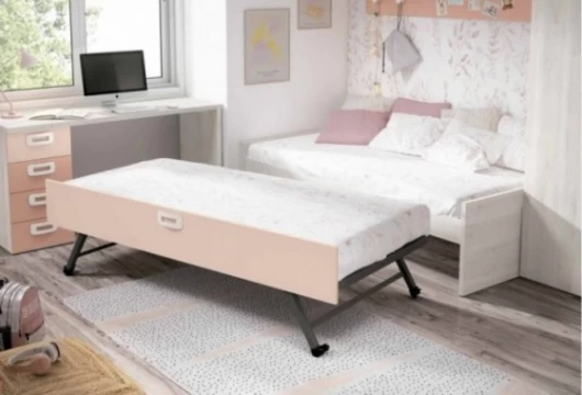 Dormitorio juvenil con armario y estantería, Mod. Allen Dormitorio Completo juvenil en Bilbao