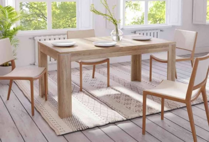 Mesa comedor extensible de 160 cm. Mod. Arlington Mesas de comedor en Bilbao