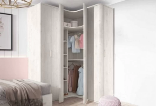 Dormitorio juvenil con armario rincón, Mod. Miranda Dormitorio Completo juvenil en Bilbao