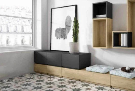 Dormitorio juvenil con zona de estudio, Mod. Namari Dormitorio Completo juvenil en Bilbao