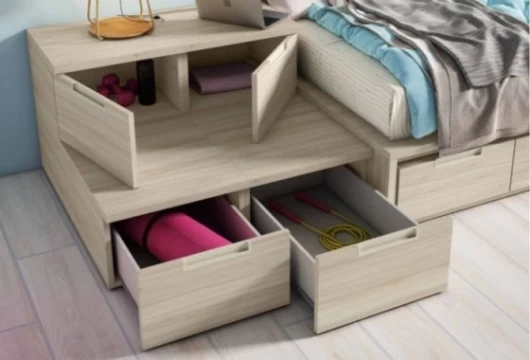 Dormitorio juvenil con tatami desplazable Mod. Bob Dormitorio Completo juvenil en Bilbao