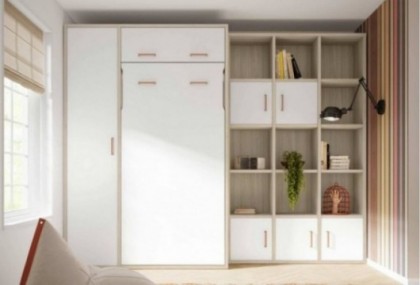 Dormitorio juvenil con cama desplazable, Mod. Alistair Camas abatibles en Bilbao