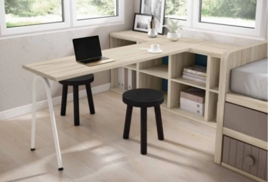 Dormitorio juvenil con zona de estudio, Mod. Alegría Dormitorio Completo juvenil en Bilbao