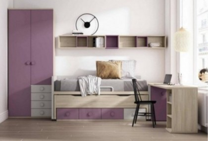 Dormitorio juvenil completo, Mod. Befu Dormitorio Completo juvenil en Bilbao