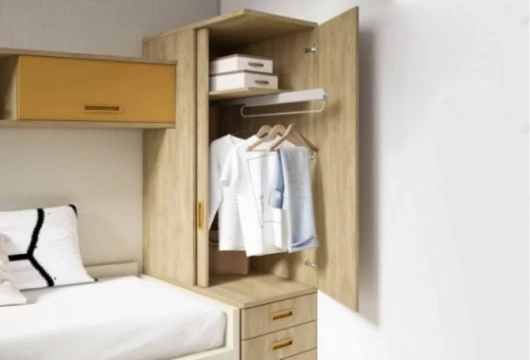 Dormitorio juvenil con compacto y galería, Mod. Ahsoka Dormitorio Completo juvenil en Bilbao