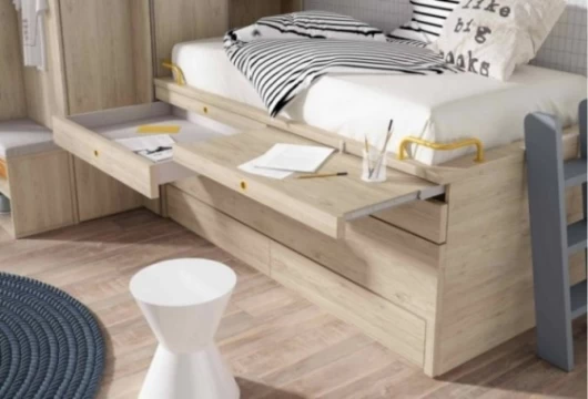 Dormitorio juvenil completo, Mod. Rubble Dormitorio Completo juvenil en Bilbao