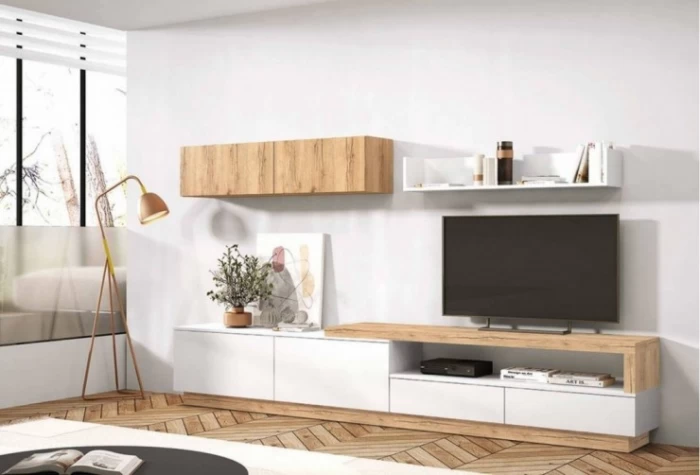 Mueble de salón de 300 cm, Mod. Teena Muebles de Salón en Bilbao