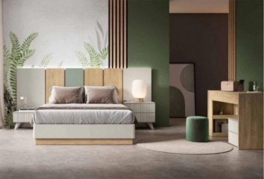 Cabecero y 2 mesitas, Mod. Bronte Conjuntos Dormitorio en Bilbao