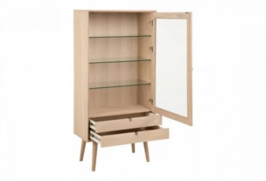 Vitrina con 2 cajones de 72 cm, Mod. Turency Vitrinas de salón en Bilbao