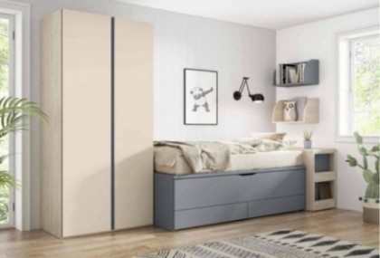 Dormitorio juvenil, Mod. Benji Dormitorio Completo juvenil en Bilbao