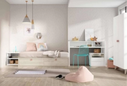 Dormitorio juvenil convertible, Mod. Oliver Dormitorio Completo juvenil en Bilbao