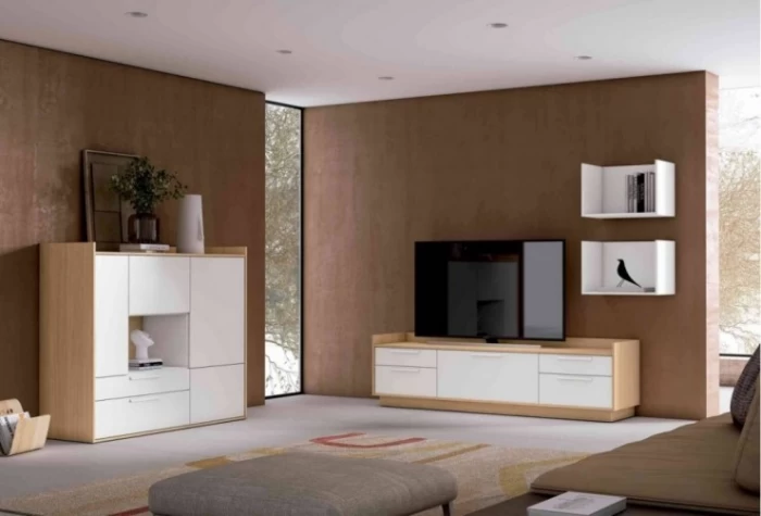 Mueble de salón de 243 cm, Mod. Veleta Muebles de Salón en Bilbao