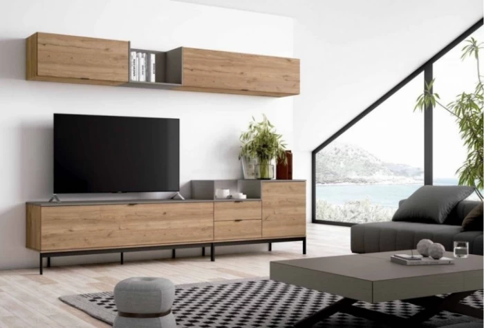 Mueble de salón de 275 cm, Mod. Nicasio Muebles de Salón en Bilbao