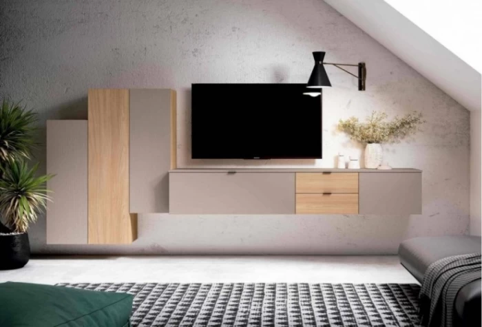 Mueble de salón de 330 cm, Mod. Polux Muebles de Salón en Bilbao