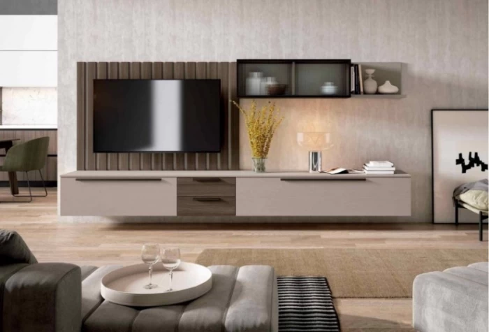 Mueble de salón de 330 cm, Mod. Rhodes Muebles de Salón en Bilbao