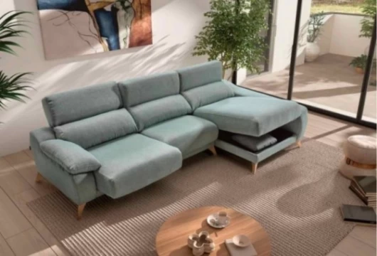 Sofa chaise longue deslizante, Mod. Lama Chaiselongue y Rinconeras en Bilbao