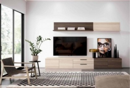 Mueble de salón de 302 cm, Mod. Timoteo Muebles de Salón en Bilbao