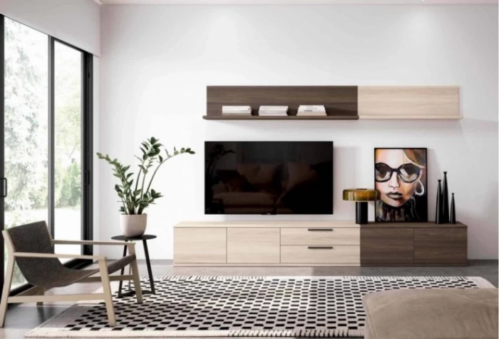 Mueble de salón de 302 cm, Mod. Timoteo Muebles de Salón en Bilbao