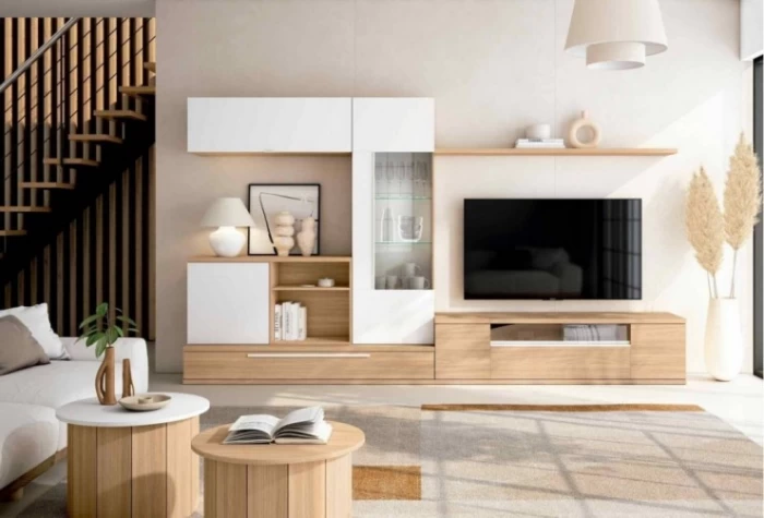 Mueble de salón de 330 cm, Mod. Connecticut Muebles de Salón en Bilbao