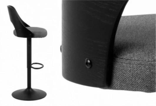 Taburete tapizado gris, Mod. Lucky Taburetes de Comedor en Bilbao