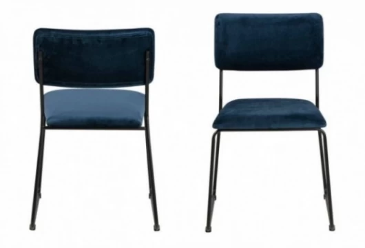 Silla de comedor azul, Mod. Jaso Sillas de Comedor en Bilbao