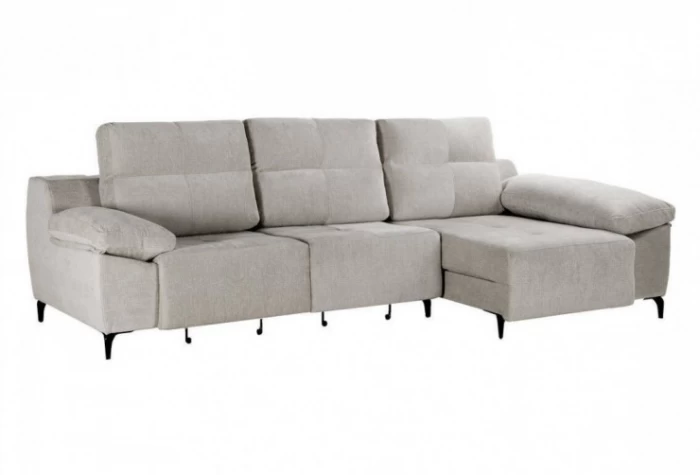 Sofá chaiselongue gris, Mod. York Chaiselongue y Rinconeras en Bilbao