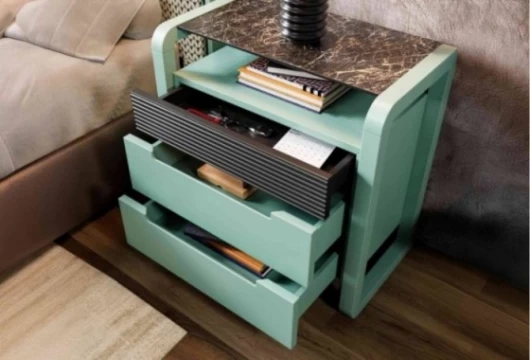 Cabecero cama y 2 mesitas, Mod. Berna 5 Conjuntos Dormitorio en Bilbao