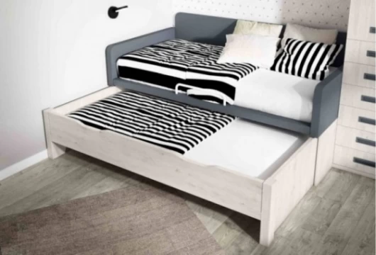 Dormitorio juvenil con armario chaflán, Mod. Tano Dormitorio Completo juvenil en Bilbao