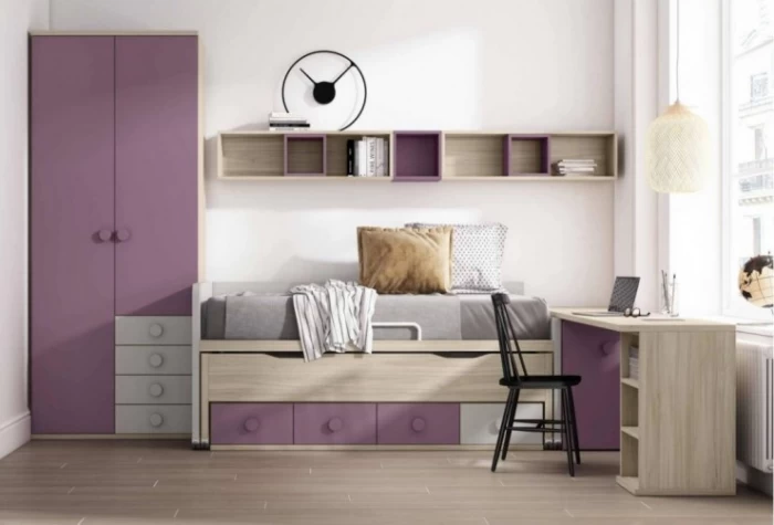 Dormitorio juvenil completo, Mod. Befu Dormitorio Completo juvenil en Bilbao