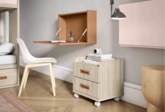 Dormitorio juvenil con litera, Mod. Glut