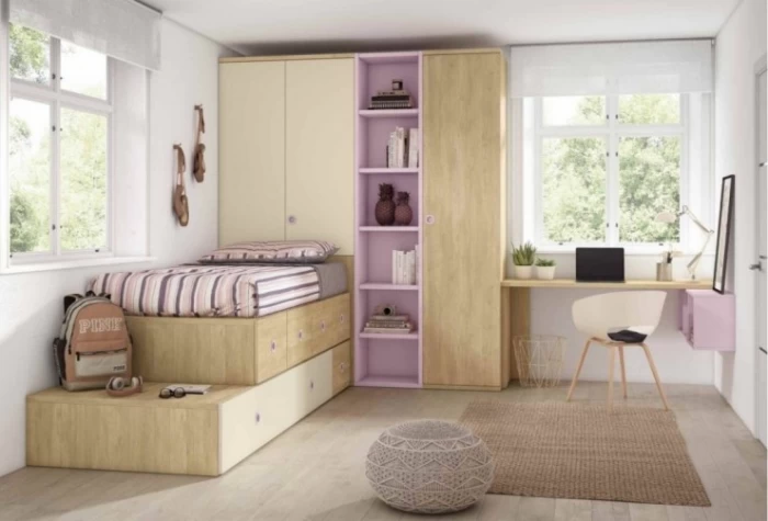 Dormitorio juvenil completo, Mod. Momakase Dormitorio Completo juvenil en Bilbao