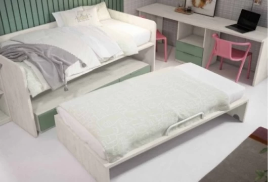 Dormitorio juvenil con armario y escritorio Mod. Mordecai Dormitorio Completo juvenil en Bilbao