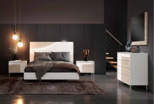 Cabecero y 2 mesitas, Mod. Calista Conjuntos Dormitorio en Bilbao