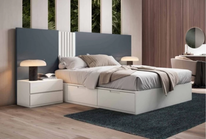 Cabecero y 2 mesitas, Mod. Agnes Conjuntos Dormitorio en Bilbao