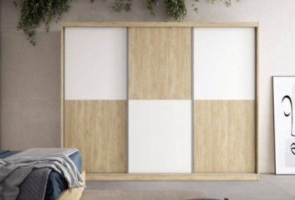 Armario de 280 cm con 3 puertas correderas, Mod. Evander Armarios de Dormitorio en Bilbao