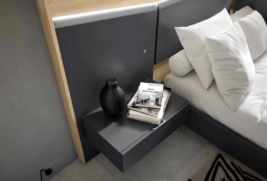 Cabecero de cama y 2 mesitas Mod. Foggia Conjuntos Dormitorio en Bilbao