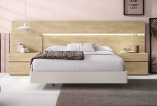 Cabecero de cama y 2 mesitas Mod. Calabria Conjuntos Dormitorio en Bilbao