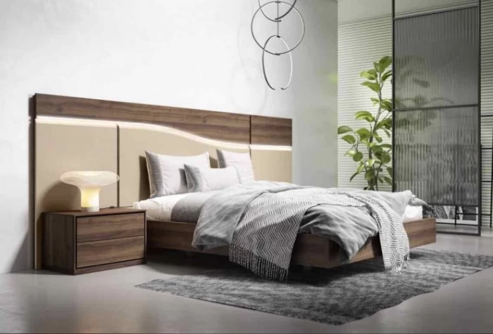 Cabecero de cama y 2 mesitas Mod. Tarento Conjuntos Dormitorio en Bilbao