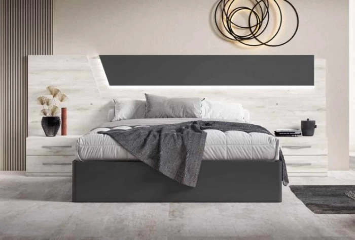 Cabecero de cama y 2 mesitas Mod. Catania Conjuntos Dormitorio en Bilbao