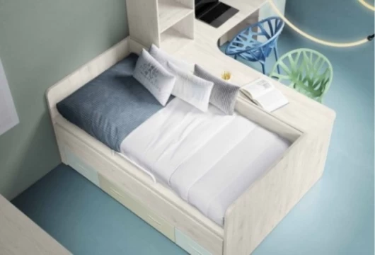 Dormitorio juvenil con armario corredero y escritorio Mod. Naruto Dormitorio Completo juvenil en Bilbao