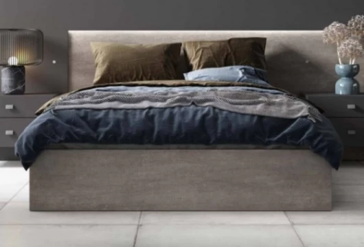 Bancada cuadrada con arcón batiente, Mod. Olibrio Bancadas de cama en Bilbao