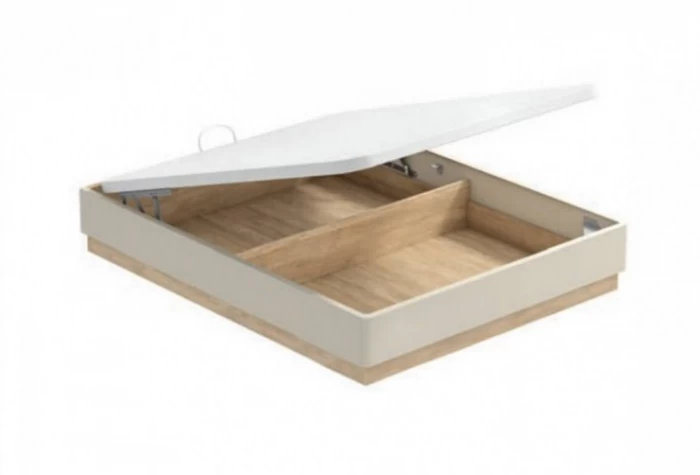 Bancada redondeada con arcón batiente, Mod. Jovino Bancadas de cama en Bilbao