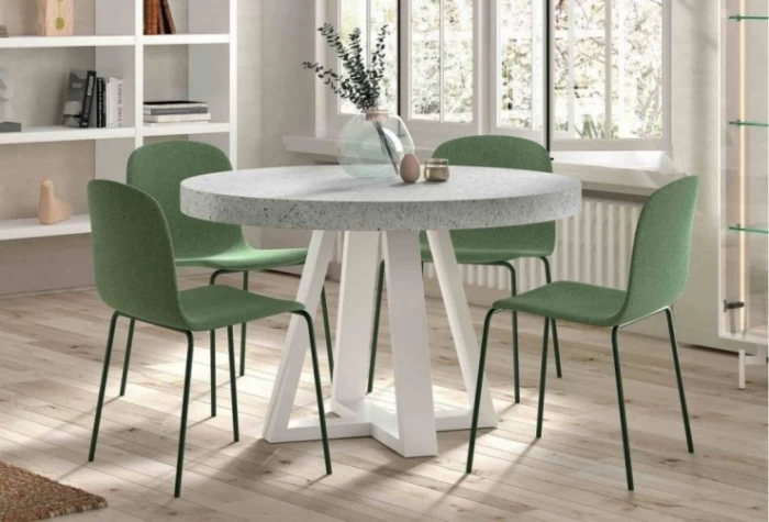 Mesa de comedor redonda, Mod. Blanes Mesas de comedor en Bilbao