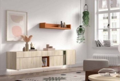 Mueble de salón de 242 cm, Mod. Terraba Muebles de Salón en Bilbao