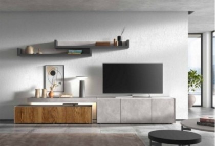 Mueble de salón de 313 cm, Mod. Leño Muebles de Salón en Bilbao