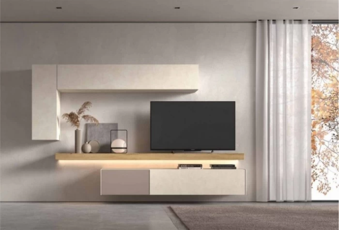 Mueble de salón de 270 cm, Mod. Basal Muebles de Salón en Bilbao