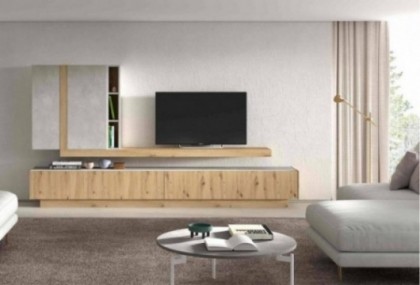 Mueble de salón de 302 cm, Mod. Noce Muebles de Salón en Bilbao